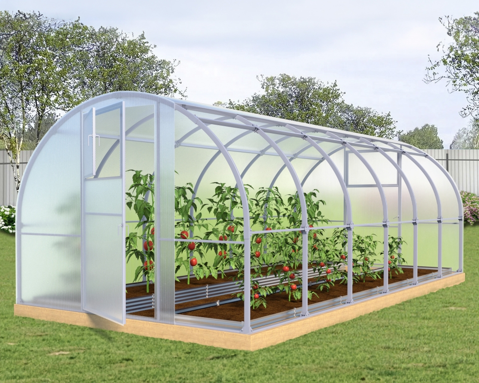 Теплица Арочная 40х20 - ширина 3.5 м в Новосибирске