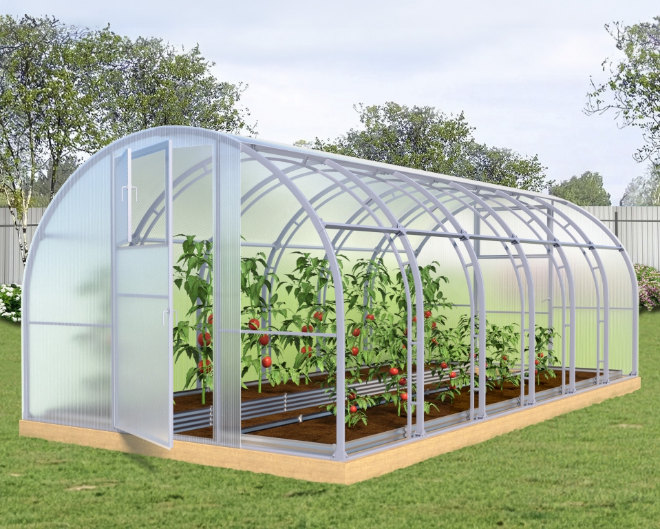 Теплица Арочная 40х20+20х20 - ширина 3 м в Новосибирске