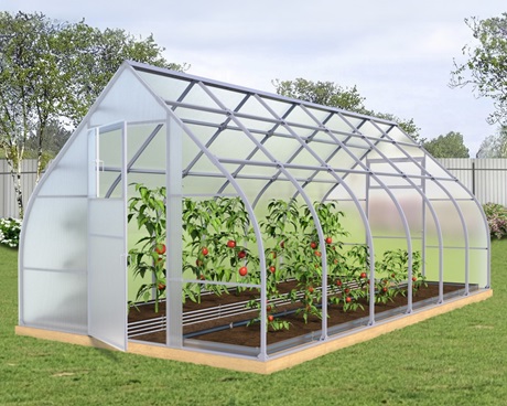 Теплица Каплевидная 40х20<br/>ширина 2.5 м