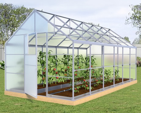 Теплица Двускатная 40х20<br/>ширина 3 м