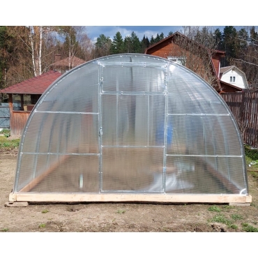Теплица Арочная 40х20 - ширина 3.5 м в Новосибирске