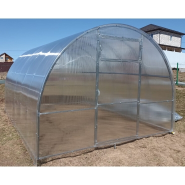 Теплица Арочная 40х20+20х20 - ширина 3.5 м в Новосибирске
