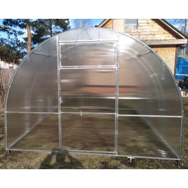 Теплица Арочная 40х20+20х20 - ширина 3.5 м в Новосибирске