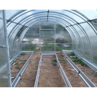Теплица Арочная 40х20+20х20 - ширина 3.5 м в Новосибирске
