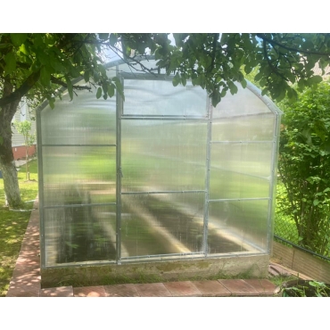 Теплица Прямостенная 40х20 - ширина 2.5 м в Новосибирске