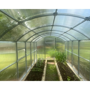 Теплица Прямостенная 40х20 - ширина 2.5 м в Новосибирске