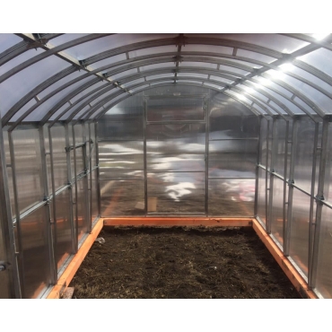 Теплица Прямостенная 40х20+20х20 - ширина 2.5 м в Новосибирске