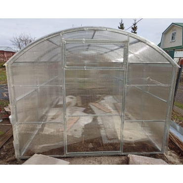 Теплица Прямостенная 40х20 - ширина 3 м в Новосибирске