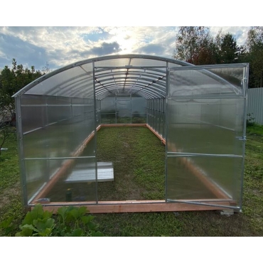 Теплица Прямостенная 40х20+20х20 - ширина 3 м в Новосибирске