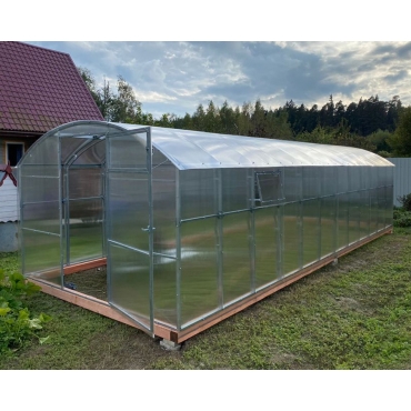 Теплица Прямостенная 40х20+20х20 - ширина 3 м в Новосибирске