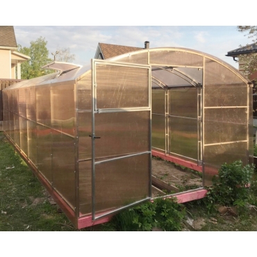 Теплица Прямостенная 40х20+20х20 - ширина 3 м в Новосибирске