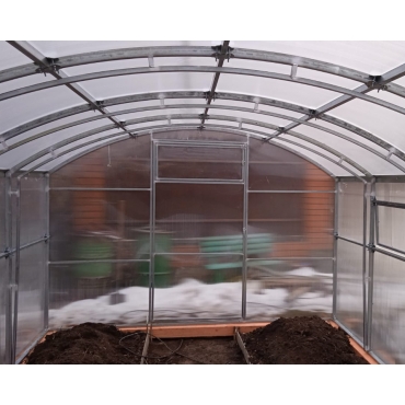 Теплица Прямостенная 40х20+20х20 - ширина 3 м в Новосибирске