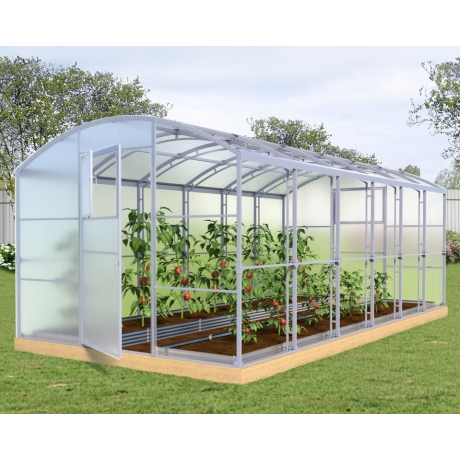 Теплица Прямостенная 40х20+20х20 - ширина 3 м в Новосибирске