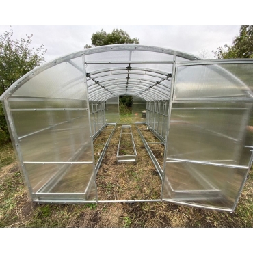 Теплица Прямостенная 40х20+20х20 - ширина 3 м в Новосибирске