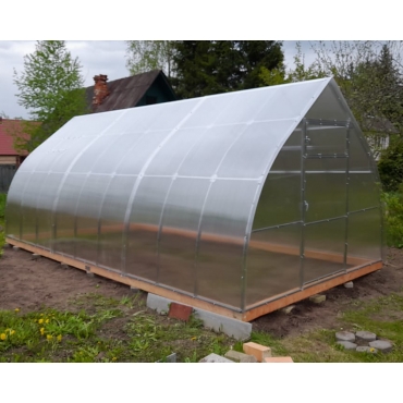 Теплица Каплевидная 40х20 - ширина 3 м в Новосибирске