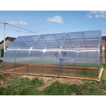 Теплица Каплевидная 40х20 - ширина 3 м в Новосибирске