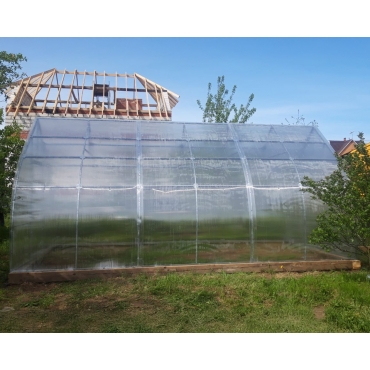 Теплица Каплевидная 40х20 - ширина 3.5 м в Новосибирске