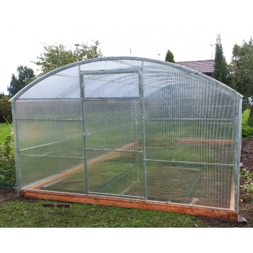 Теплица Прямостенная 40х20 - ширина 3.5 м в Новосибирске