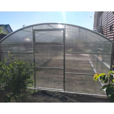 Теплица Прямостенная 40х20 - ширина 3.5 м в Новосибирске