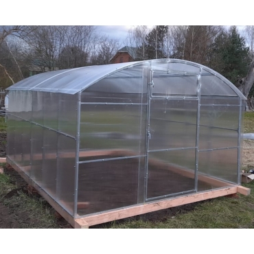 Теплица Прямостенная 40х20+20х20 - ширина 3.5 м в Новосибирске