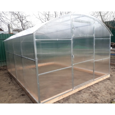 Теплица Прямостенная 40х20+20х20 - ширина 3.5 м в Новосибирске