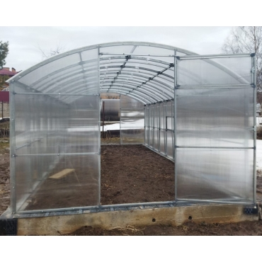 Теплица Прямостенная 40х20+20х20 - ширина 3.5 м в Новосибирске