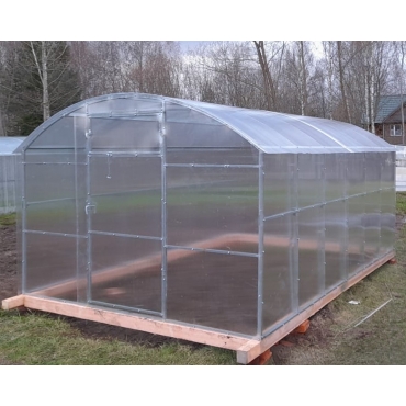 Теплица Прямостенная 40х20+20х20 - ширина 3.5 м в Новосибирске