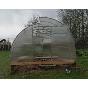 Теплица Миттлайдер 40х20 - ширина 3.5 м в Новосибирске