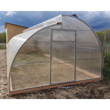 Теплица Миттлайдер 40х20 - ширина 3.5 м в Новосибирске