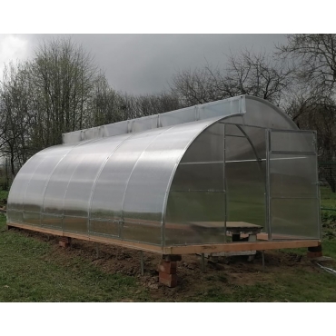 Теплица Миттлайдер 40х20 - ширина 3.5 м в Новосибирске