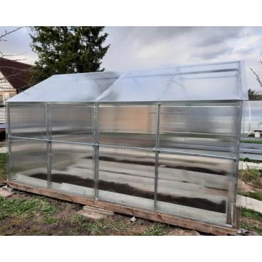 Теплица Двускатная 40х20+20х20 - ширина 2.5 м в Новосибирске
