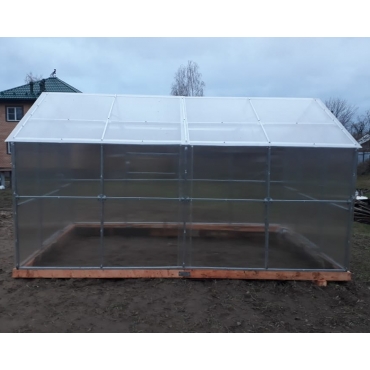 Теплица Двускатная 40х20+20х20 - ширина 2.5 м в Новосибирске