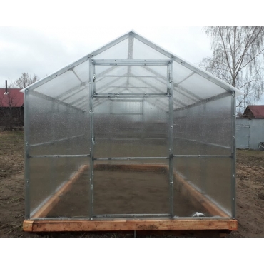 Теплица Двускатная 40х20+20х20 - ширина 2.5 м в Новосибирске