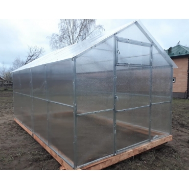 Теплица Двускатная 40х20+20х20 - ширина 2.5 м в Новосибирске