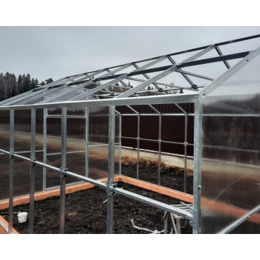 Теплица Двускатная 40х20 - ширина 3 м в Новосибирске