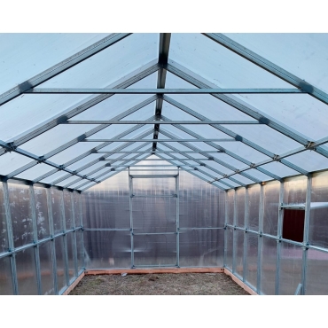 Теплица Двускатная 40х20 - ширина 3 м в Новосибирске