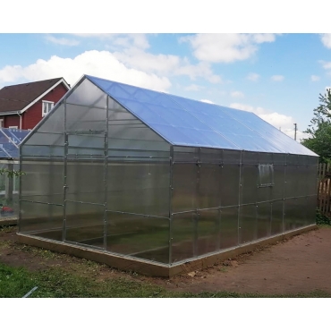Теплица Двускатная 40х20 - ширина 3.5 м в Новосибирске
