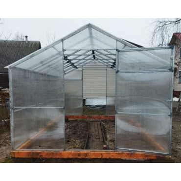 Теплица Двускатная 40х20+20х20 - ширина 3 м в Новосибирске