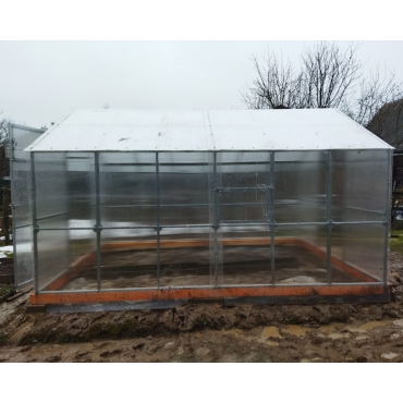 Теплица Двускатная 40х20+20х20 - ширина 3 м в Новосибирске