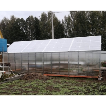 Теплица Двускатная 40х20+20х20 - ширина 3.5 м в Новосибирске