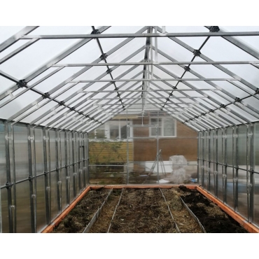 Теплица Двускатная 40х20+20х20 - ширина 3.5 м в Новосибирске