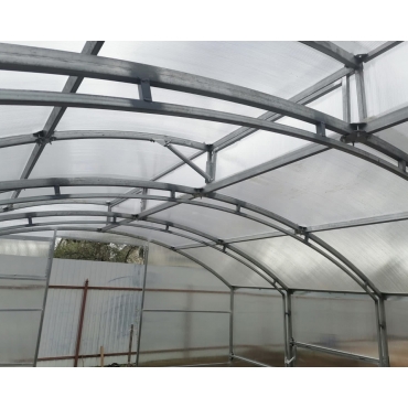 Теплица Миттлайдер 40х20+20х20 - ширина 3.5 м в Новосибирске