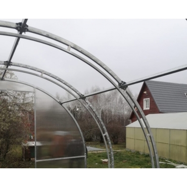 Теплица Арочная 40х20+20х20 - ширина 3 м в Новосибирске